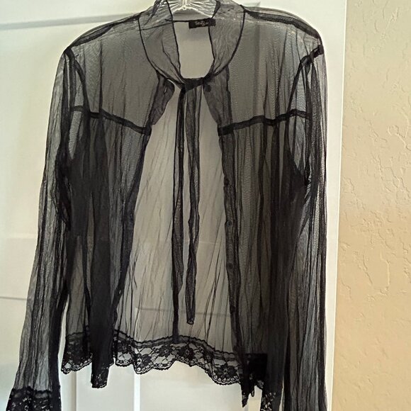 TWENTY ONE, BUTTON UP, AND OR JACKET OVERLAY SIZE M-LG - Picture 1 of 2